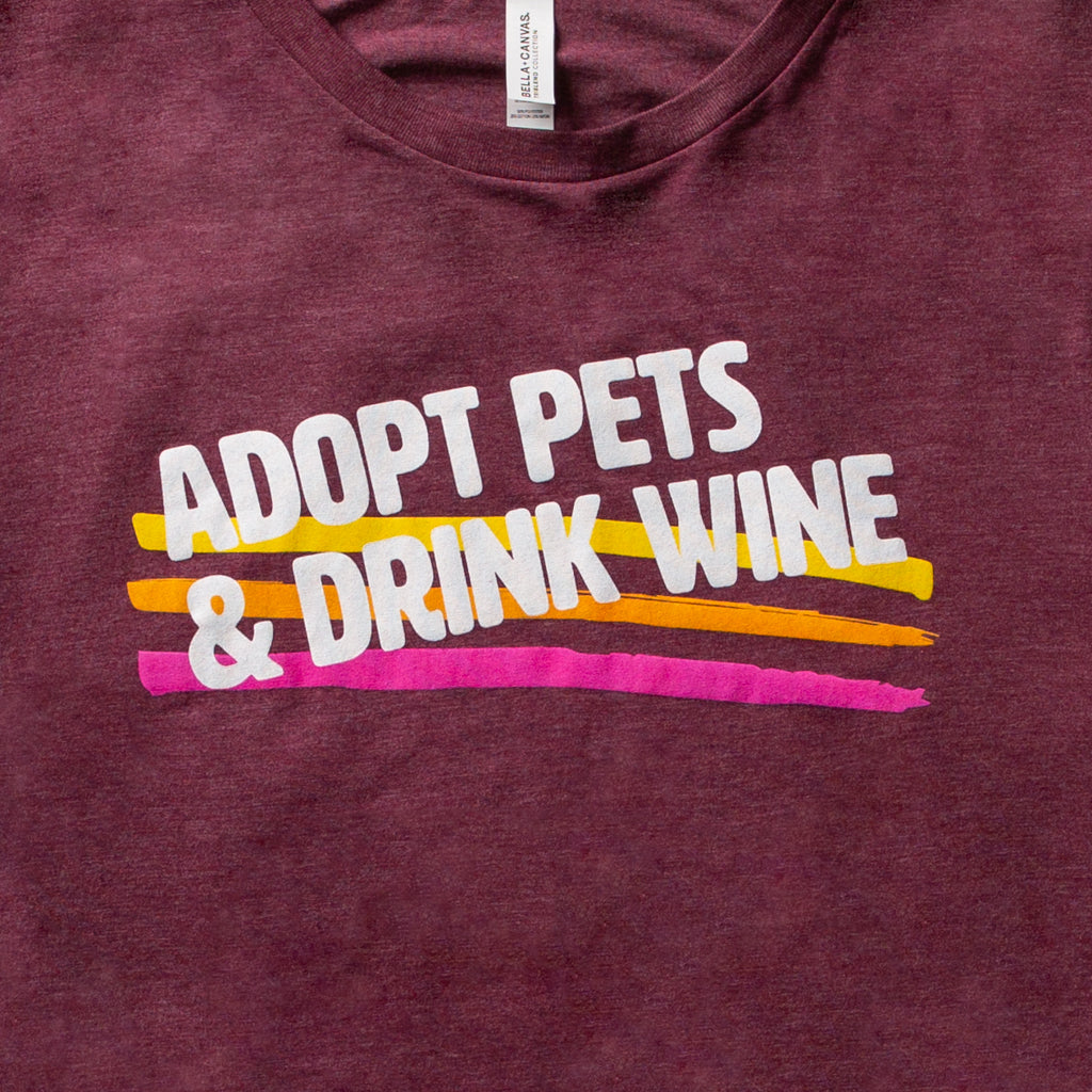 Pets Plus Wine Long-sleeve Tee